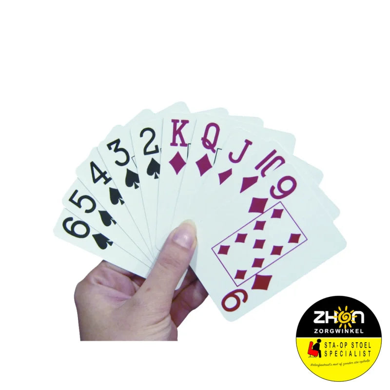 Speelkaarten groot logo