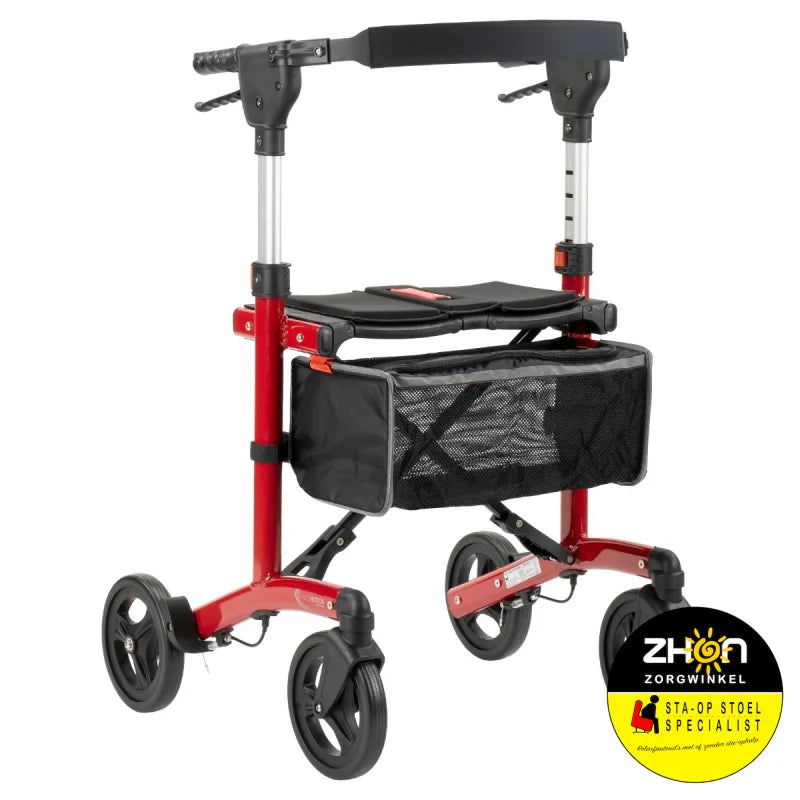 MultiMotion Trollimaster RA60 rollator LOW - Rood