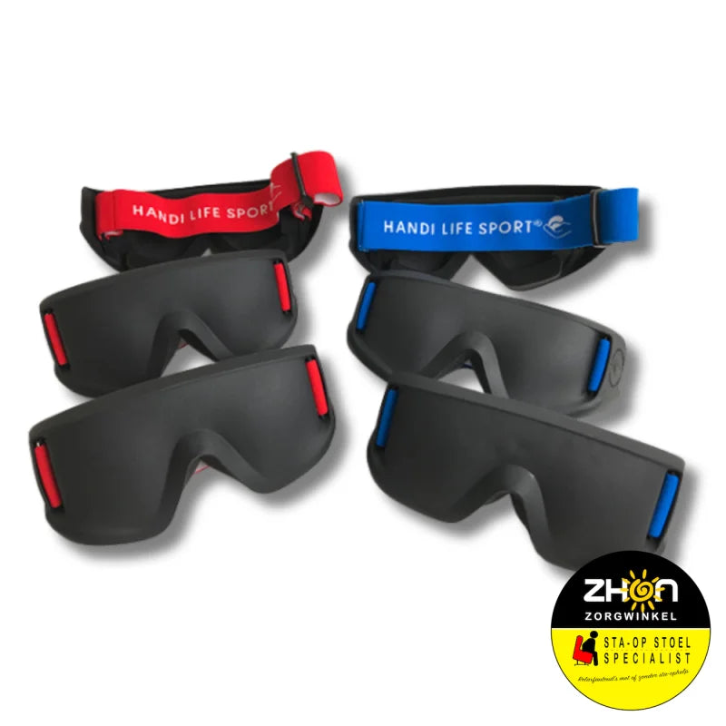 Oogbedekker Justa blindsport rode band