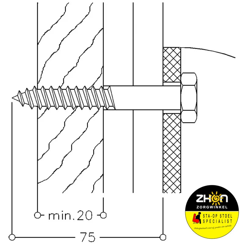 Verso Care opklapbaar douchezitje