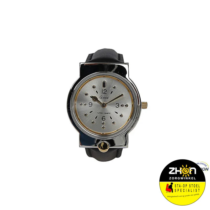 Gardé Staal bicolor Braille-Horloge 34mm
