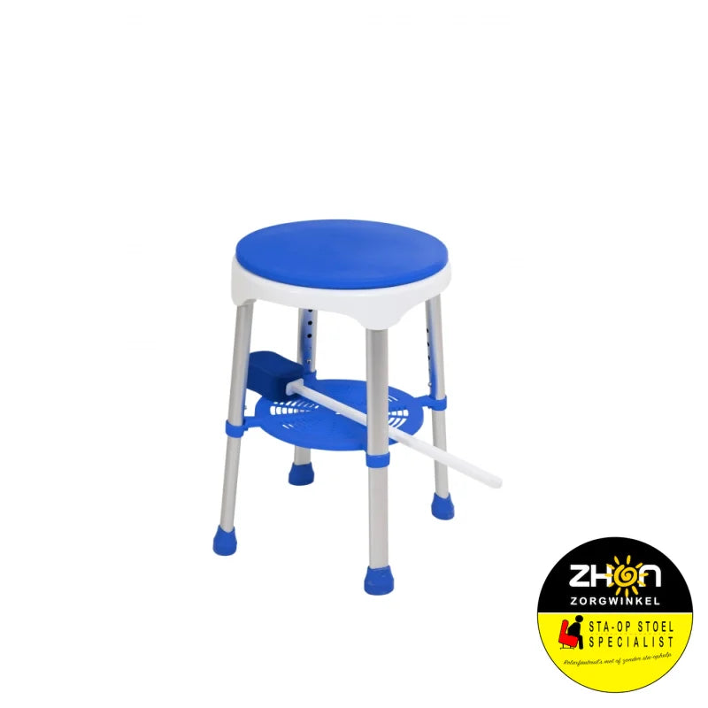 Luxe douchekruk met draaibare zitting