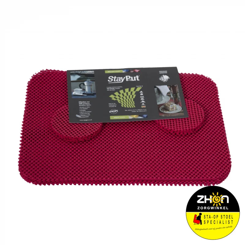 Anti-slip placemat en onderzetter set
