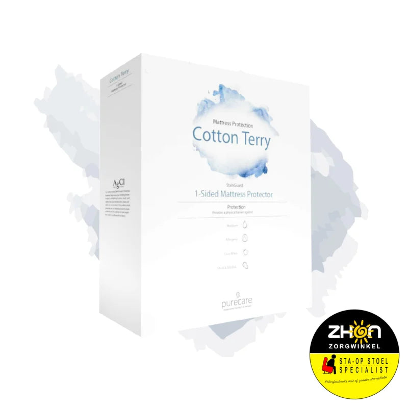 Cotton Terry 1 Sided Mattress Protector 
