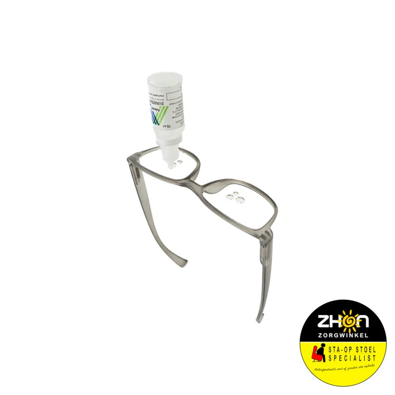 Druppelbril voor toedienen van oogdruppels