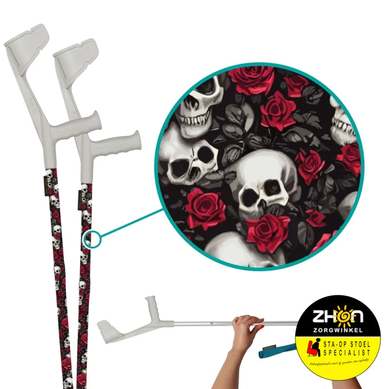 MyCover stokhoes doodskop & rozen (2st)