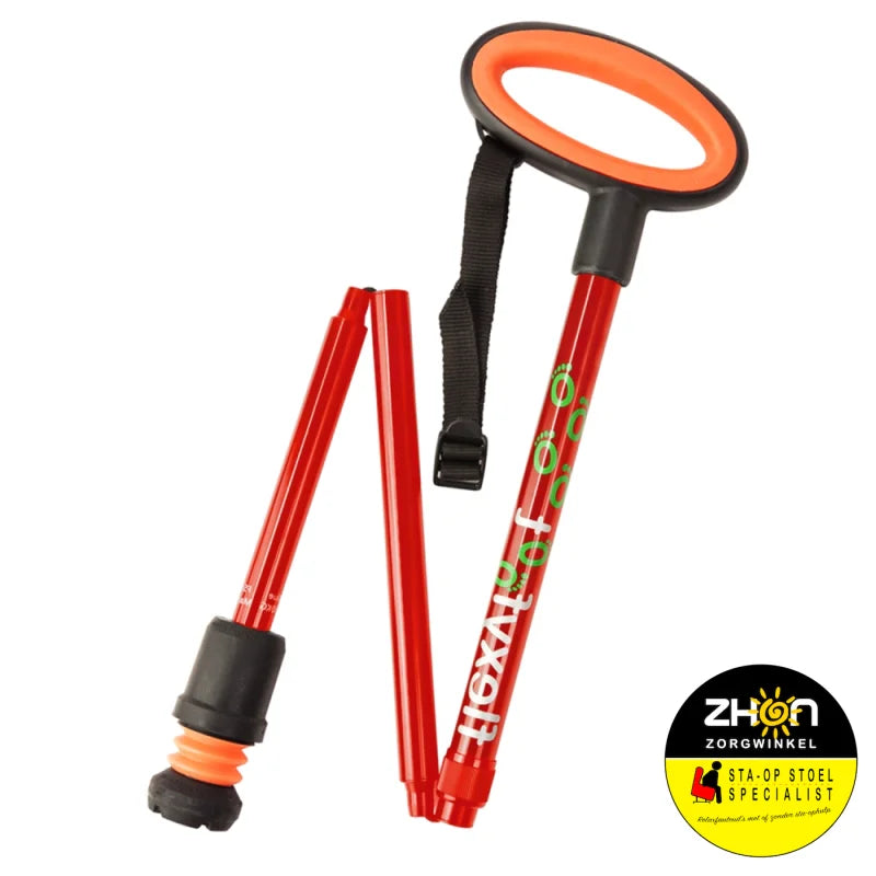 Wandelstok met ovalen handvat