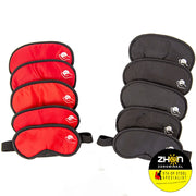 Oogbedekker polyester 10st rood