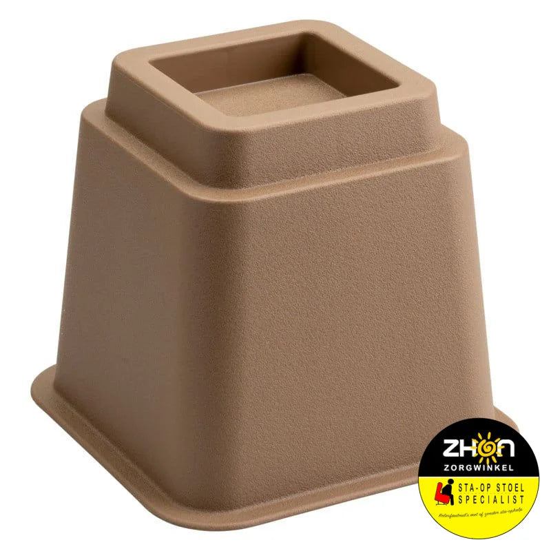 MultiMotion bedverhogers 13 cm - Bruin