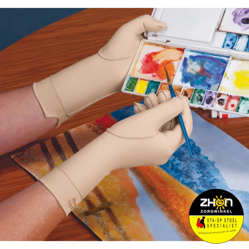 Oedeemhandschoenen - hele vingers over de pols