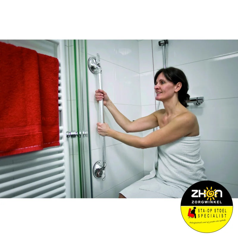 Mobiele wandbeugel chroomlook