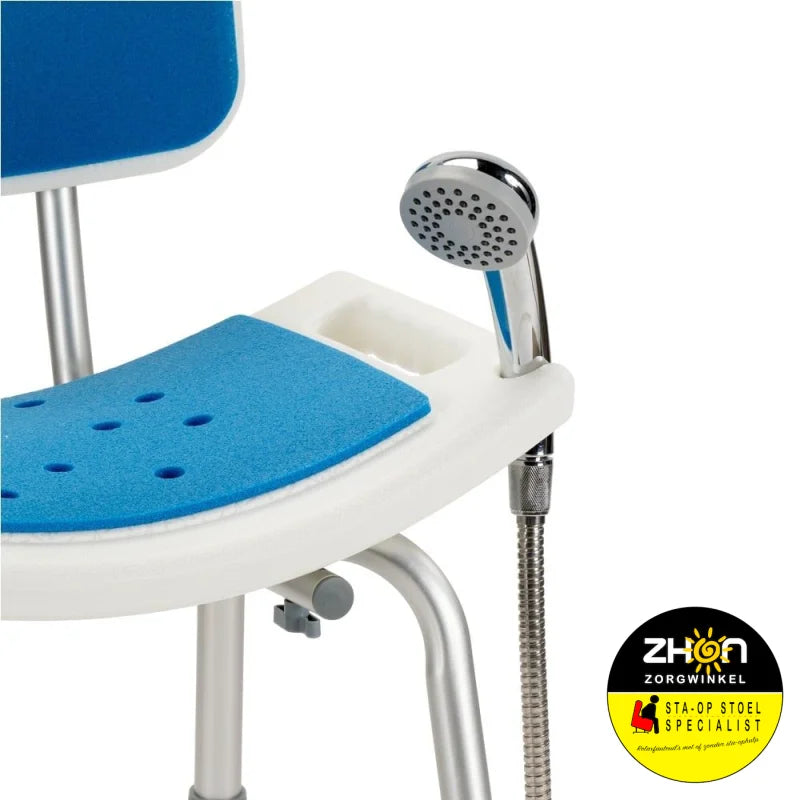 MultiMotion douchestoel anti-slip met douchekophouders