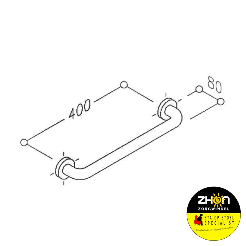 Inox Care RVS steungreep