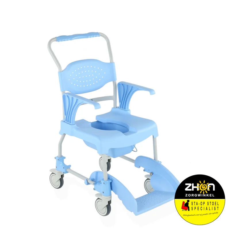 Mobiele douche- en toiletstoel       