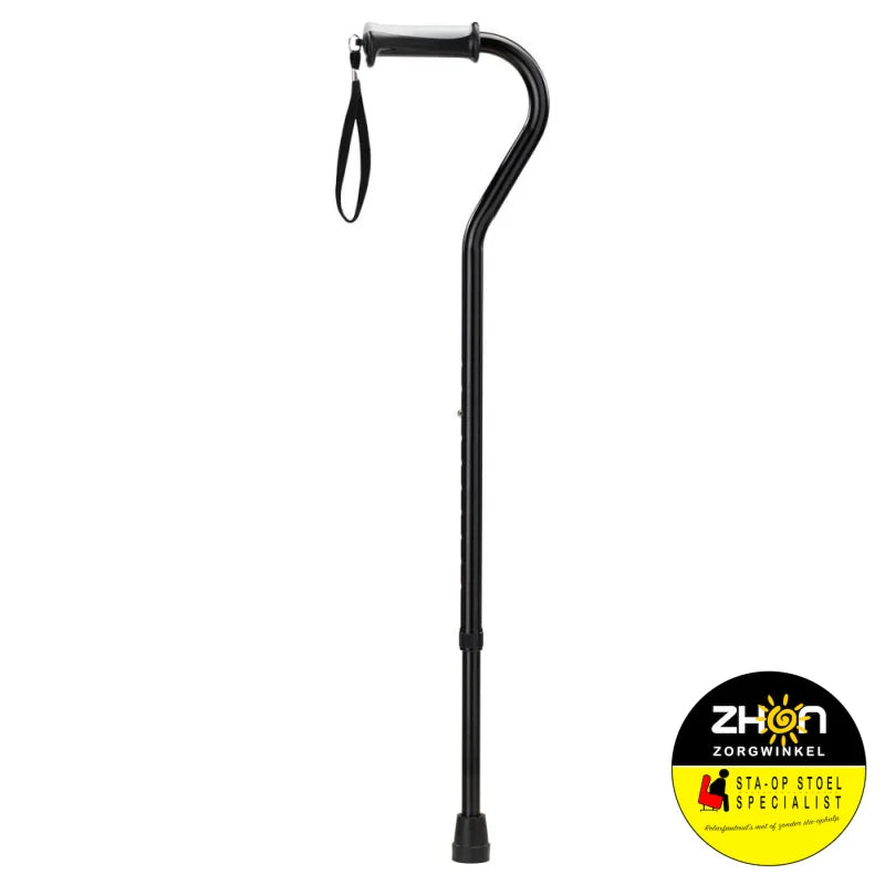 MultiMotion wandelstok met offset handvat - Zwart