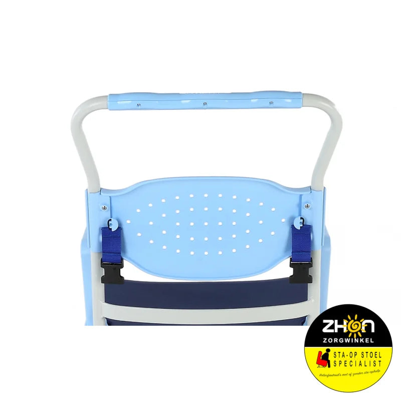 Mobiele douche- en toiletstoel   