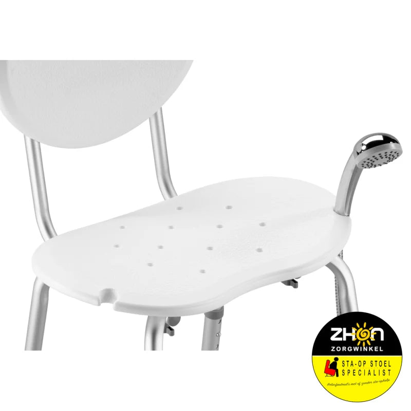 MultiMotion douchestoel ovaal - Wit