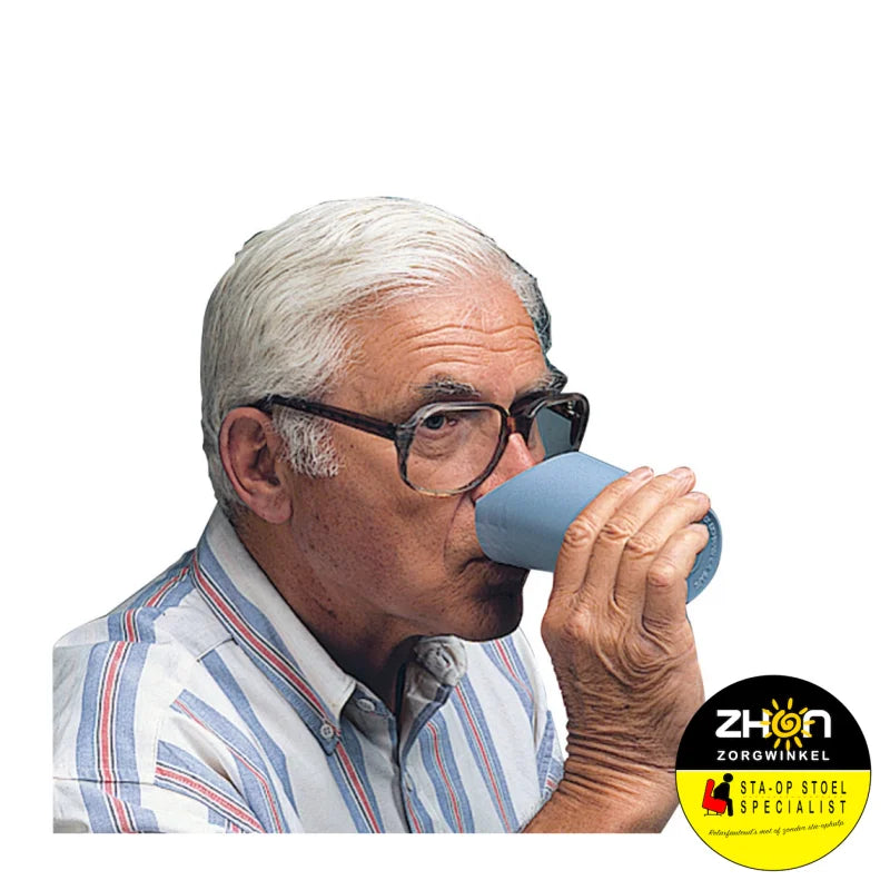 Beker met neusuitsparing