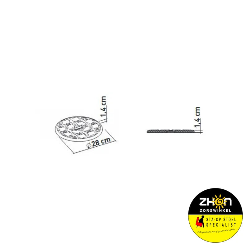 Douchekruk – rond  