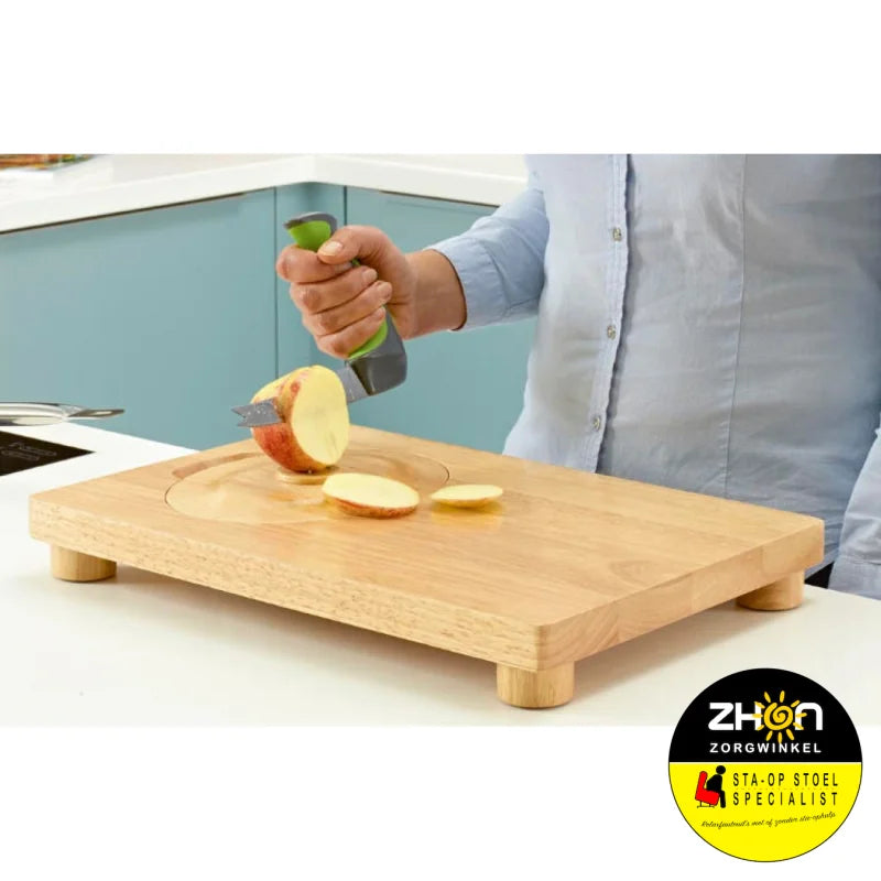 Vorkmes met gehoekt handvat