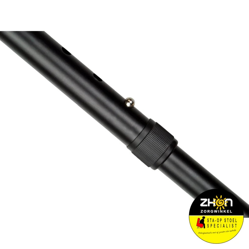 Walk-On anatomisch opv. wandelstok Black Matte Links