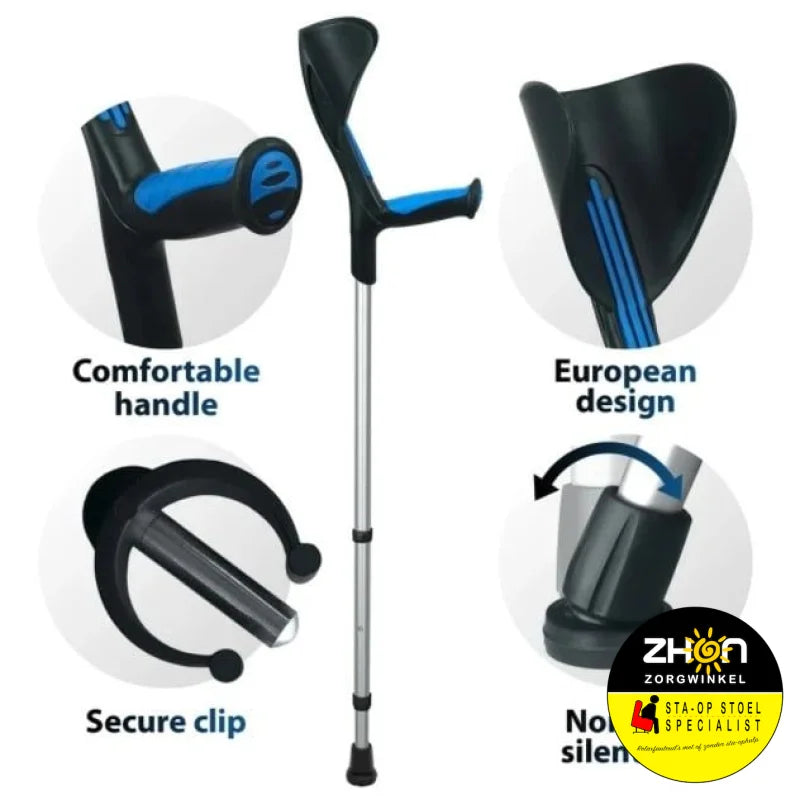 Herdegen elleboogkrukken Advance - Blauw