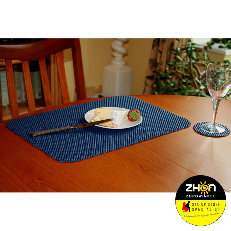 Anti-slip placemat en onderzetter set