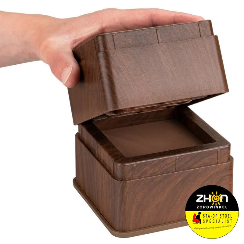 MultiMotion bedverhogers 5 cm Heavy Duty - Hout print