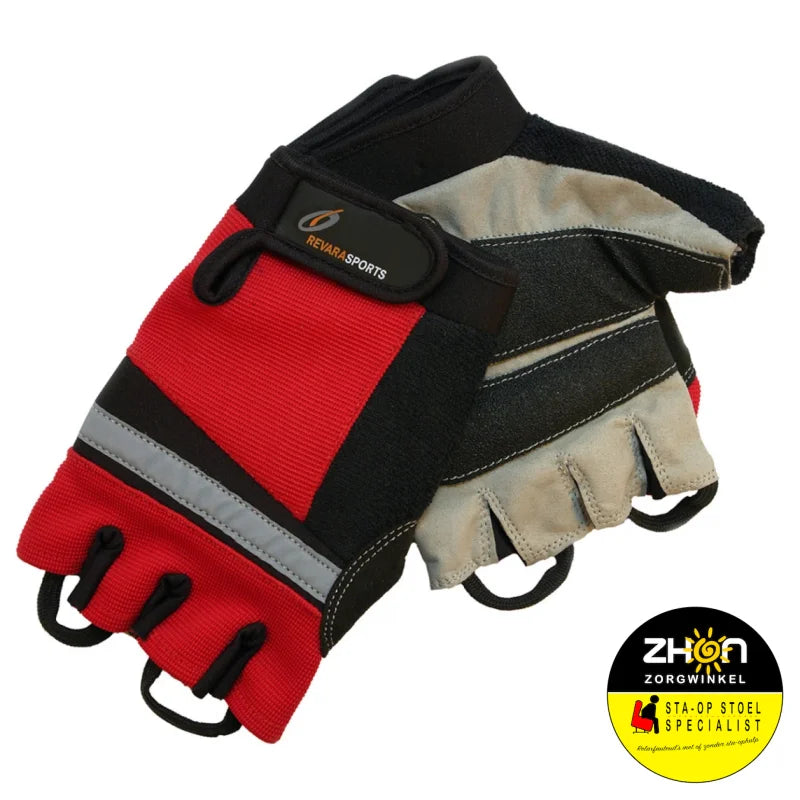 Rolstoelhandschoenen rood