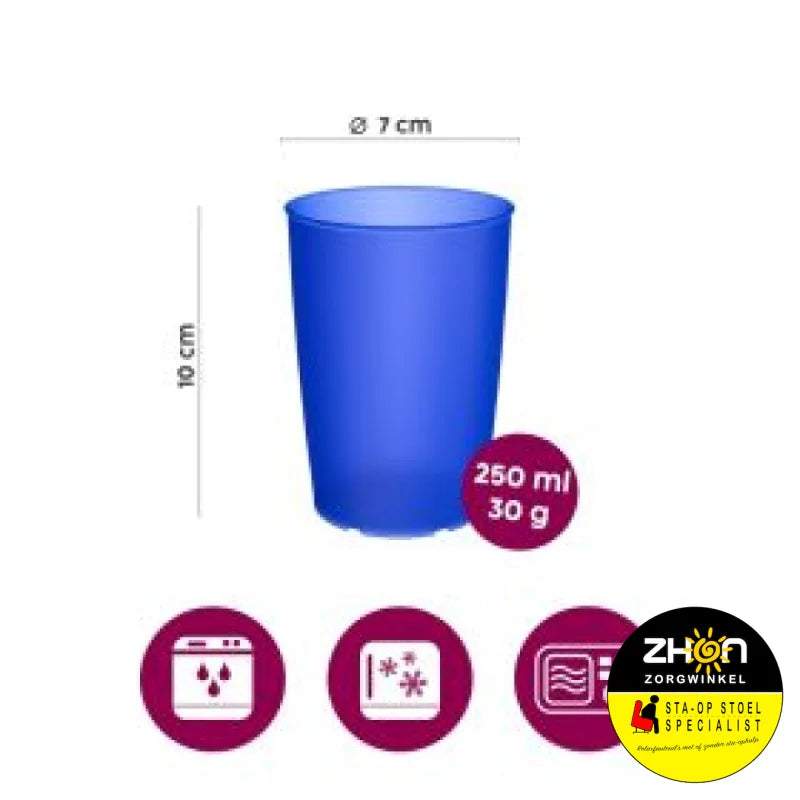 Drinkbeker 250 ml transparant           