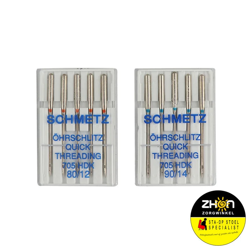 Naaimachinenaalden handicap met inkeping