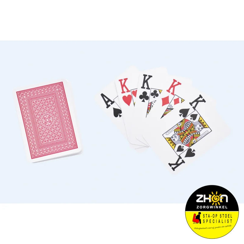 Speelkaarten groot logo
