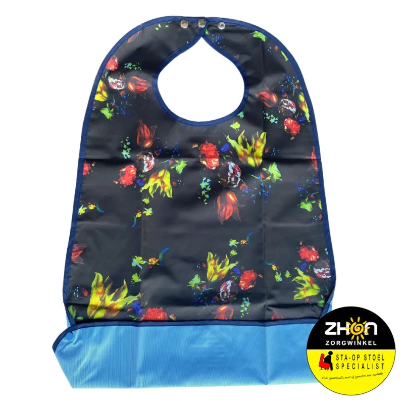 MultiMotion wasbare slab met print - Gekleurde bloemen