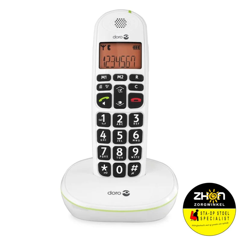 PhoneEasy 100w draadloze duo telefoonset                               