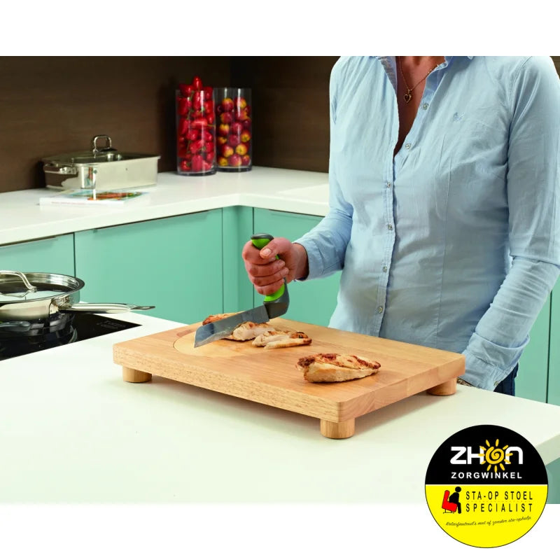 Vleesmes met gehoekt handvat