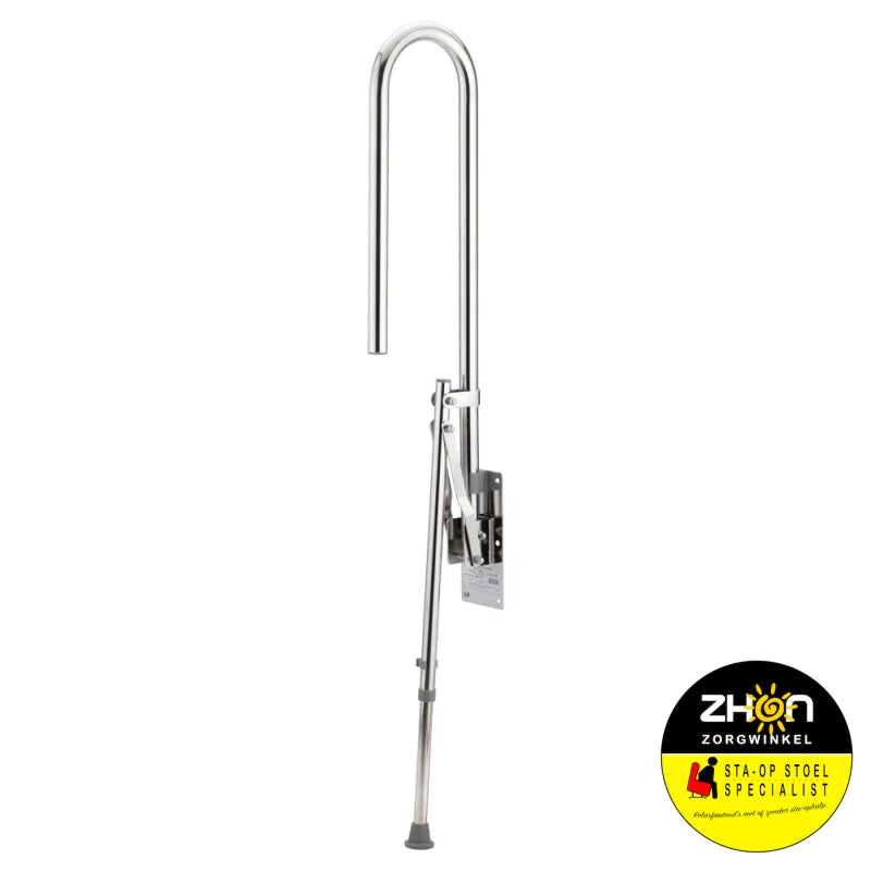 MultiMotion Toiletbeugel met steunpoot - RVS