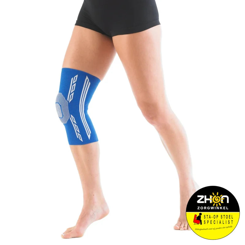 Airflow Plus stabiliserende knie support met siliconen patella kussen
