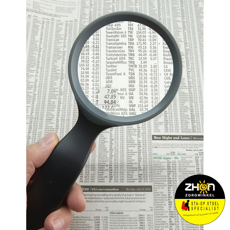 Vergrootglas rond 