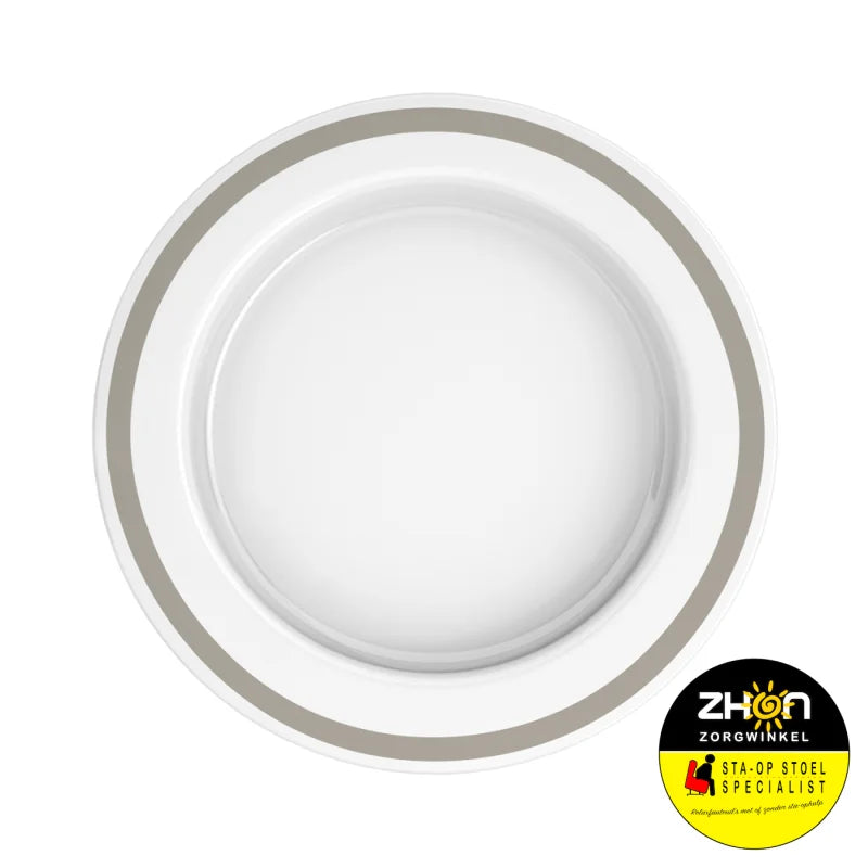 Bord groot 26cm Wit-Linnen