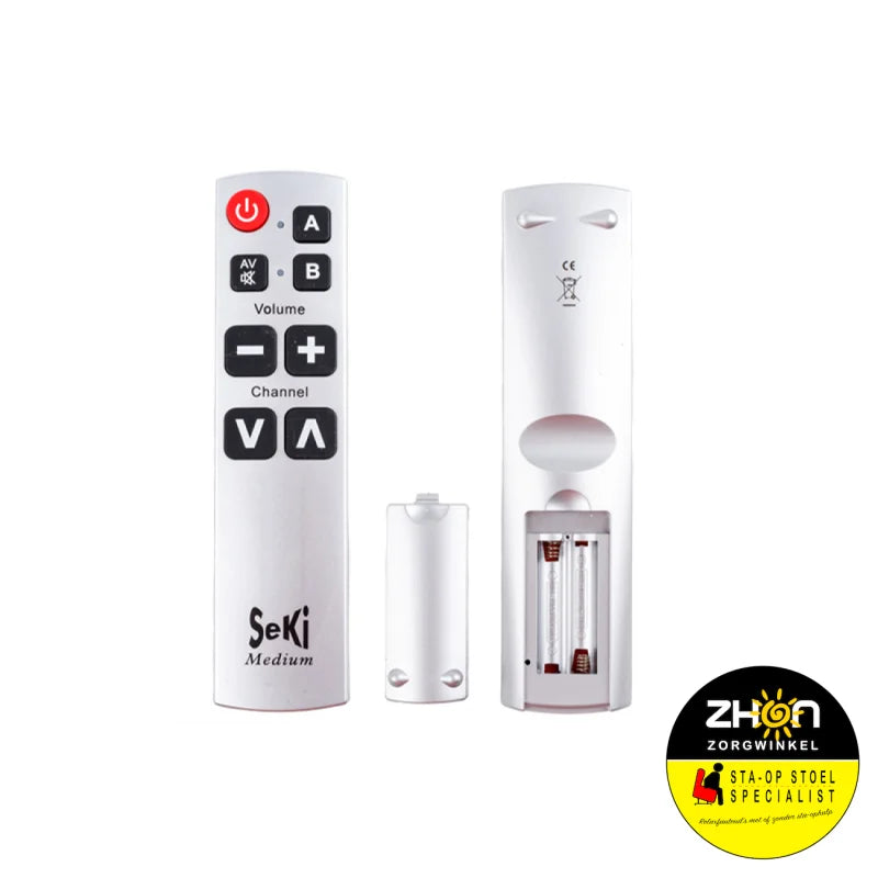 Medium afstandsbediening met 8 toetsen - 2 apparaten