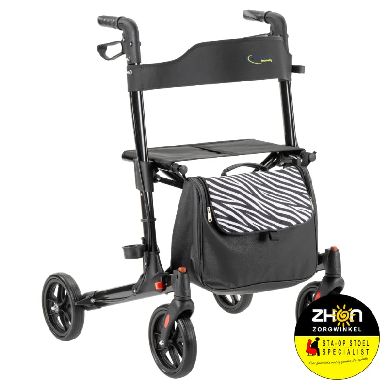 MultiMotion Rollatortas met zebraprint