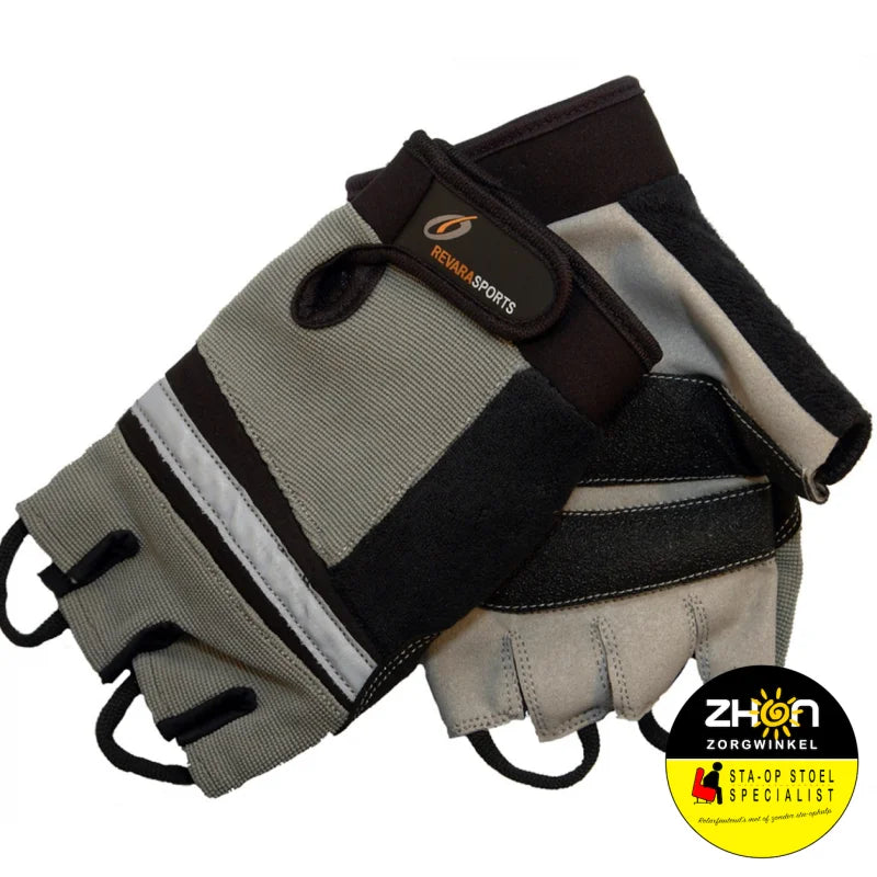 Rolstoelhandschoenen grijs
