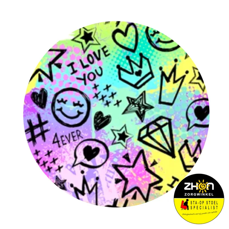 MyCover stokhoes neon katten (2st)