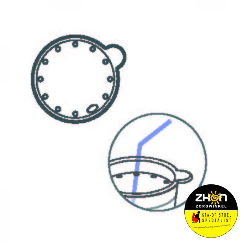 Drinkdeksel met multi gaten