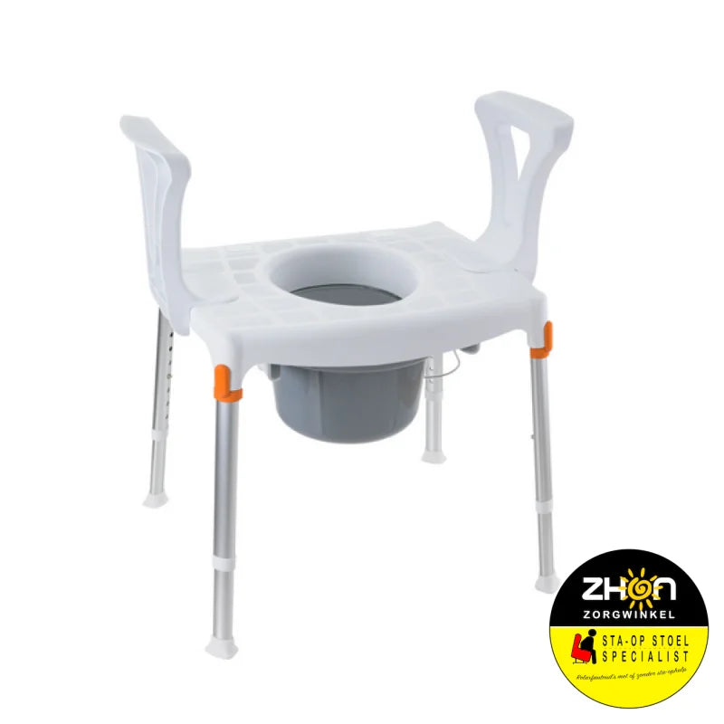 Emmer met deksel tbv Atlantis Toiletstoel