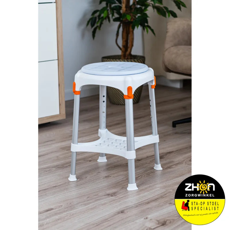 Douchekruk rond met draaischijf