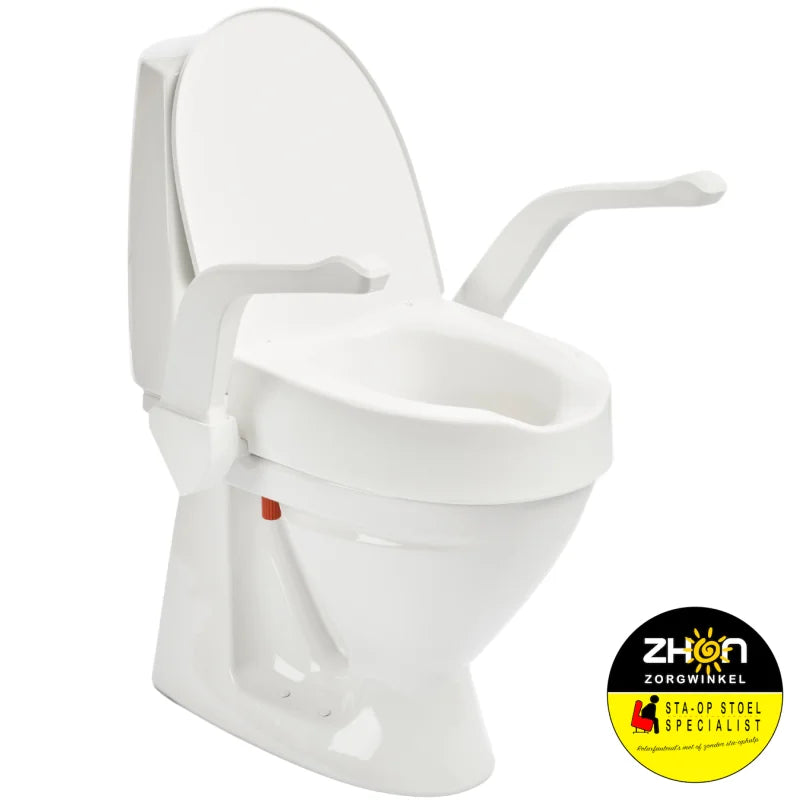 Etac My-Loo toiletverhoger met armsteunen - 10 cm