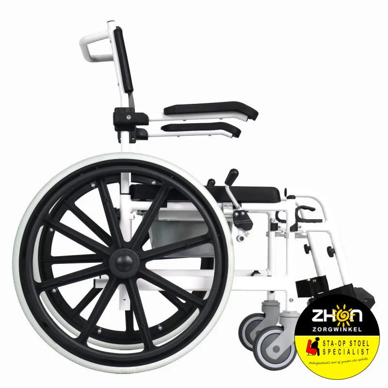 MultiMotion Douche-/toiletstoel met 24" wielen