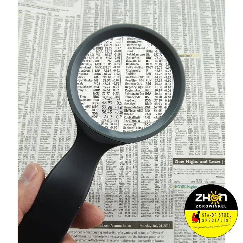 Vergrootglas rond 