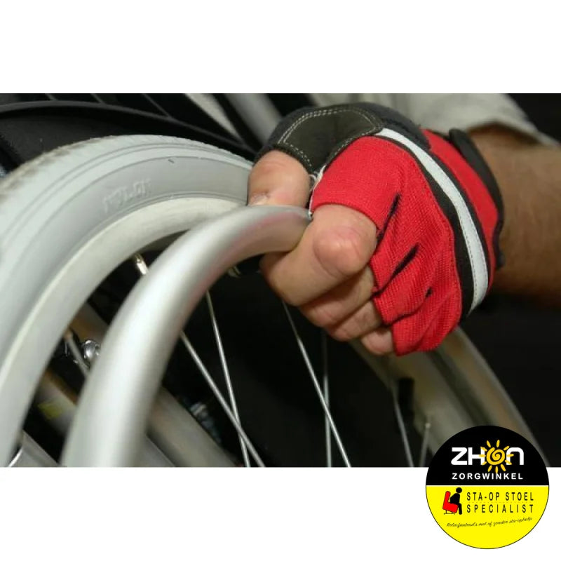 Rolstoelhandschoenen rood